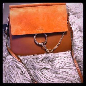 Chloe Faye Tobacco Shoulder Bag NWT